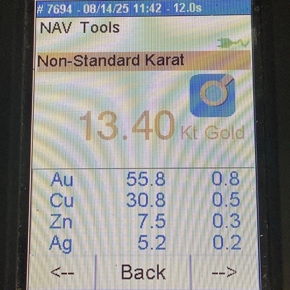 14k Yellow Gold Honey Citrine Filigree Ring Size 6.25 - Picture 7 of 7